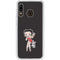 Betty Boop With Puppy Galaxy A20 Clear Case