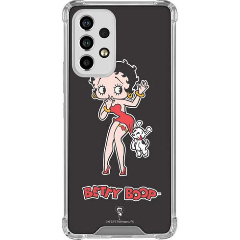 Betty Boop With Puppy Galaxy A33 5G Clear Case