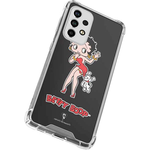 Betty Boop With Puppy Galaxy A53 5G Clear Case