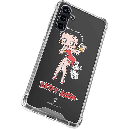 Betty Boop With Puppy Galaxy A54 5G Clear Case