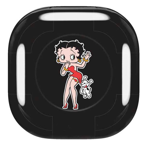 Betty Boop With Puppy Galaxy Buds Pro Skin