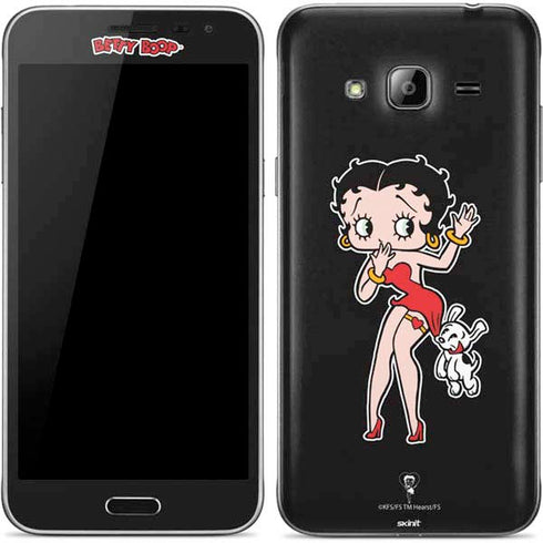 Betty Boop With Puppy Galaxy J3 Skin