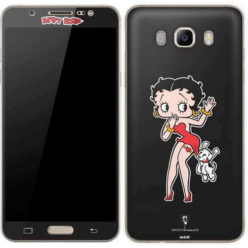 Betty Boop With Puppy Galaxy J7 Skin