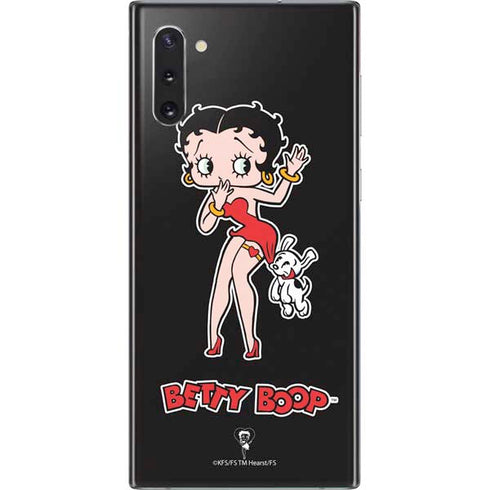 Betty Boop With Puppy Galaxy Note 10 Skin