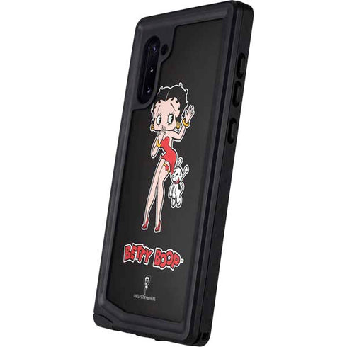 Betty Boop With Puppy Galaxy Note 10 Waterproof Case