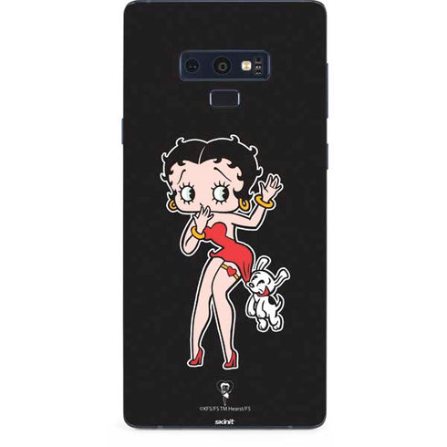 Betty Boop With Puppy Galaxy Note 9 Skin