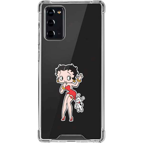 Betty Boop With Puppy Galaxy Note20 5G Clear Case