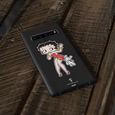 Betty Boop With Puppy Galaxy S10 Plus Skin