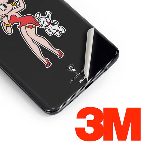 Betty Boop With Puppy Galaxy S10 Skin