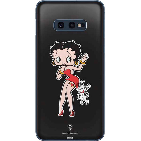 Betty Boop With Puppy Galaxy S10e Skin