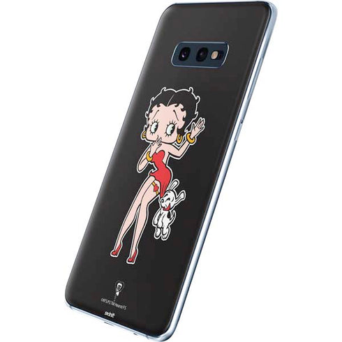Betty Boop With Puppy Galaxy S10e Skin