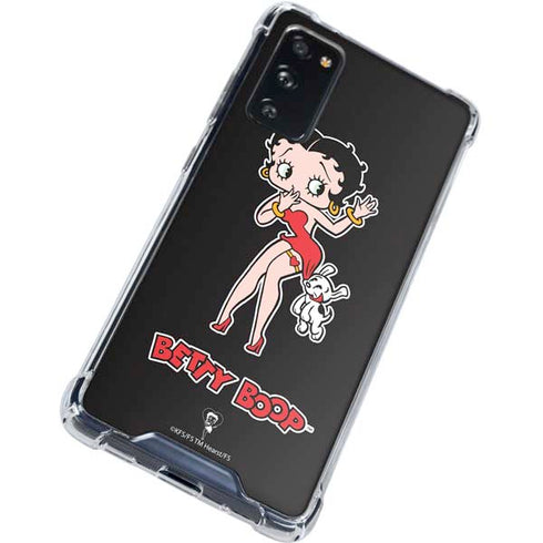 Betty Boop With Puppy Galaxy S20 FE Clear Case