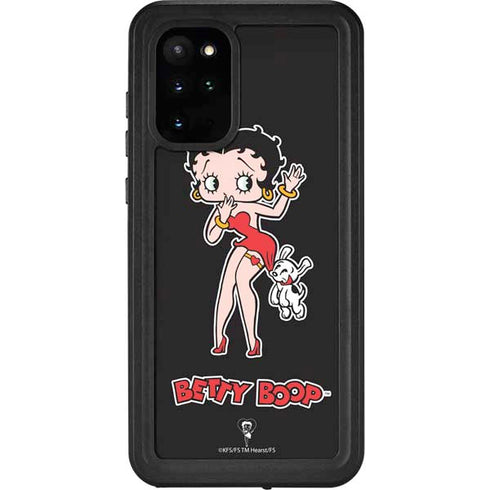 Betty Boop With Puppy Galaxy S20 Plus Waterproof Case