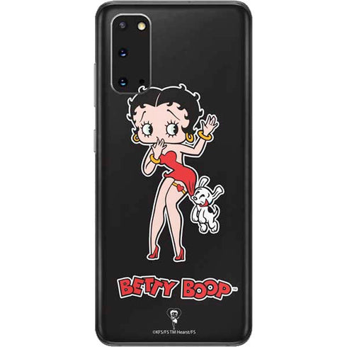 Betty Boop With Puppy Galaxy S20 Skin