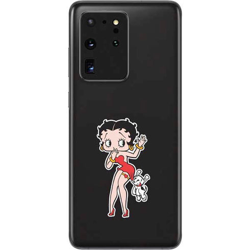 Betty Boop With Puppy Galaxy S20 Ultra 5G Skin