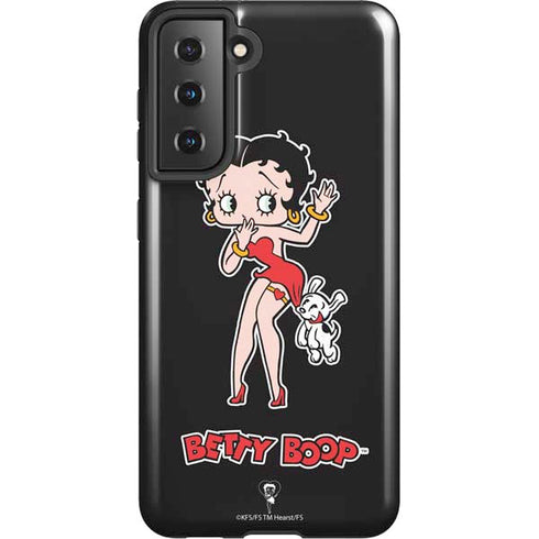 Betty Boop With Puppy Galaxy S21 5G Pro Case