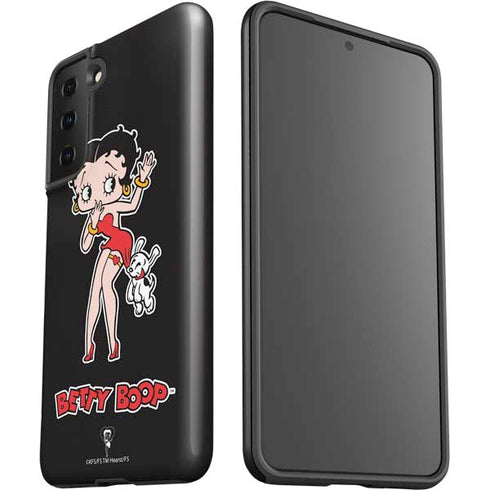 Betty Boop With Puppy Galaxy S21 FE Pro Case