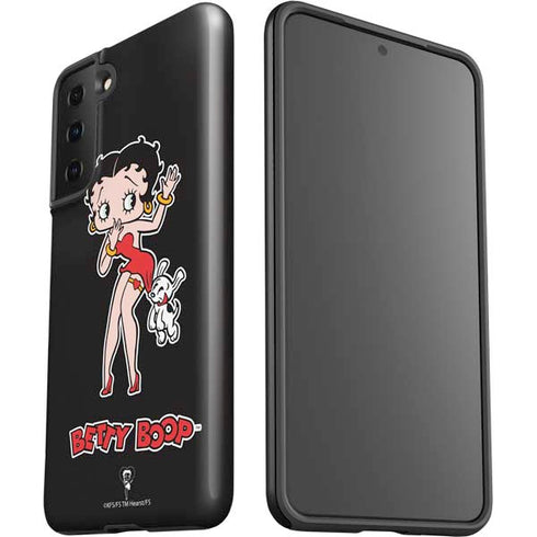Betty Boop With Puppy Galaxy S21 Plus 5G Pro Case