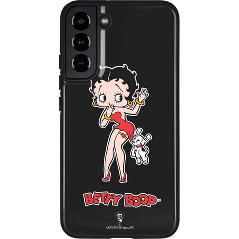 Betty Boop With Puppy Galaxy S22 Plus Pro Case