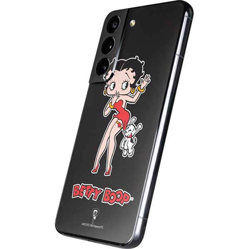 Betty Boop With Puppy Galaxy S22 Skin