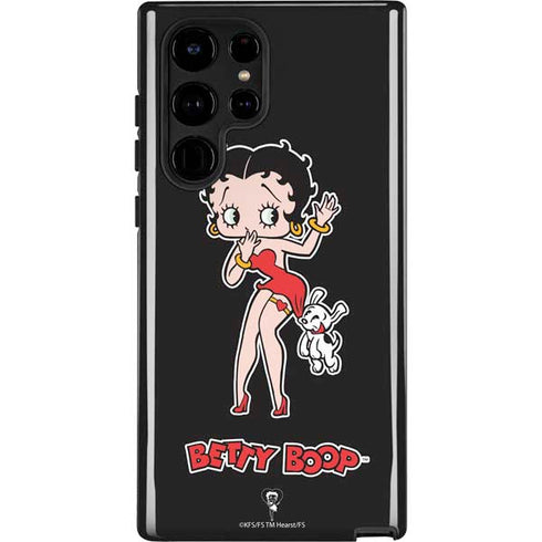 Betty Boop With Puppy Galaxy S22 Ultra Pro Case