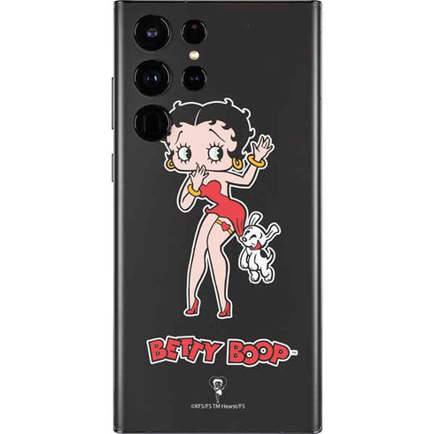 Betty Boop With Puppy Galaxy S22 Ultra Skin