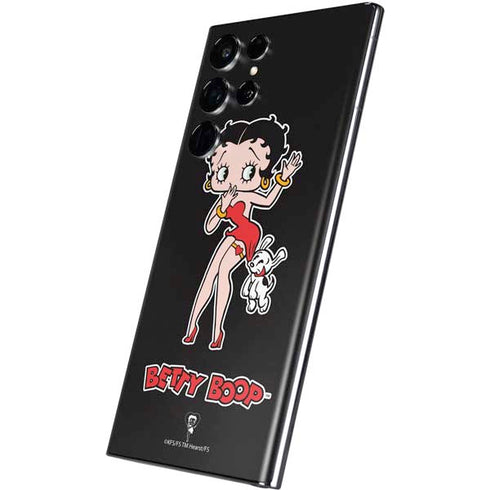 Betty Boop With Puppy Galaxy S22 Ultra Skin