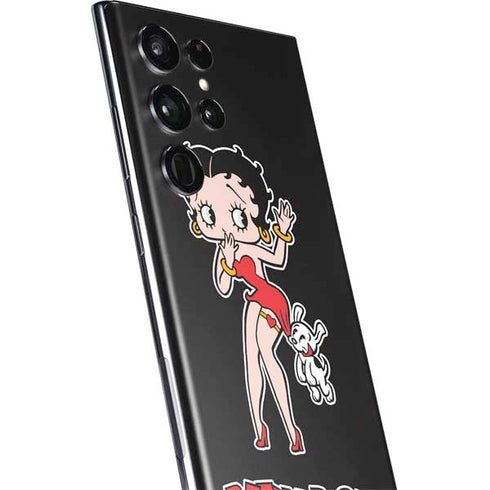 Betty Boop With Puppy Galaxy S22 Ultra Skin