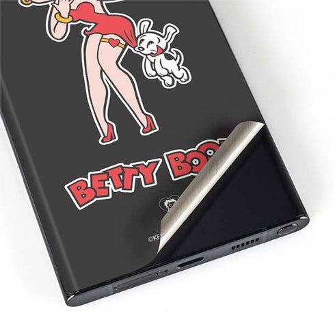 Betty Boop With Puppy Galaxy S22 Ultra Skin