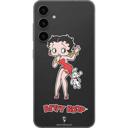 Betty Boop With Puppy Galaxy S23 FE Skin