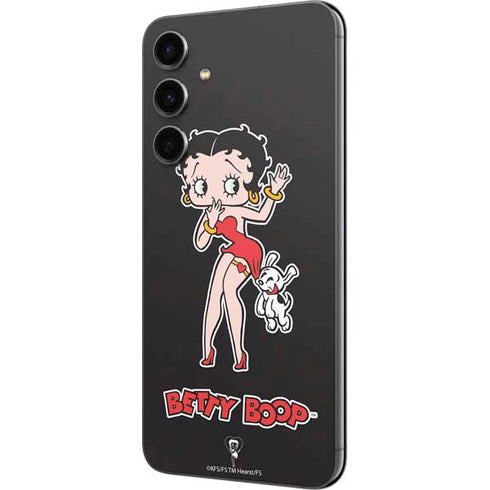 Betty Boop With Puppy Galaxy S23 FE Skin