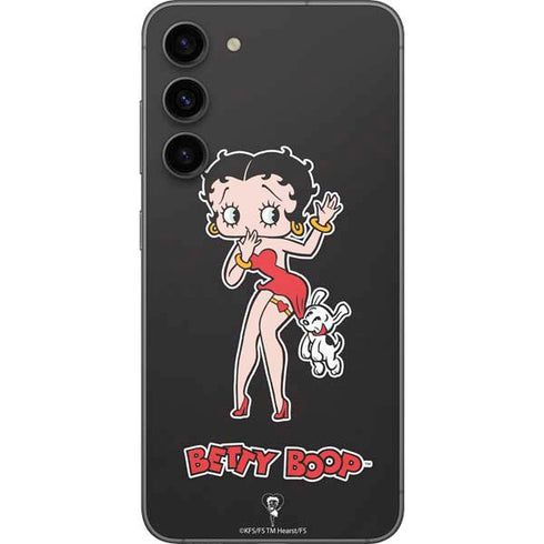 Betty Boop With Puppy Galaxy S23 Plus Skin
