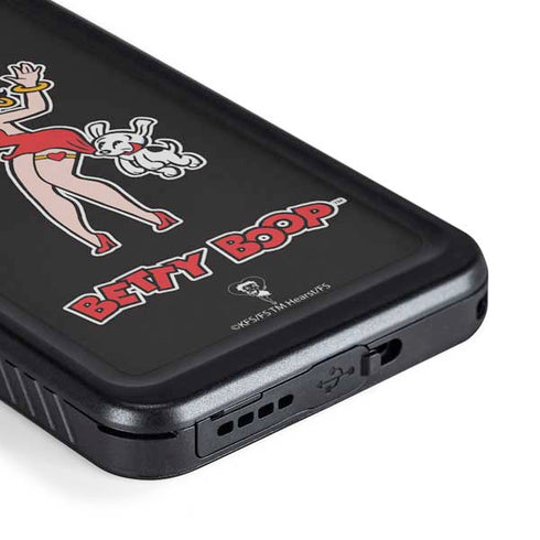 Betty Boop With Puppy Galaxy S23 Plus Waterproof Case