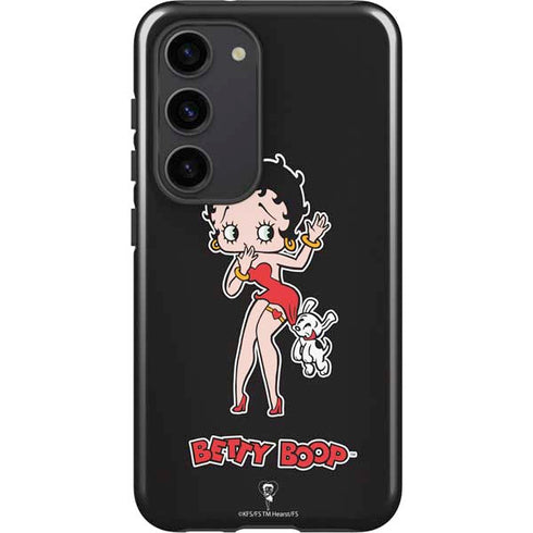 Betty Boop With Puppy Galaxy S23 Pro Case