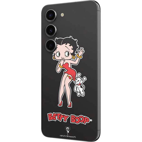 Betty Boop With Puppy Galaxy S23 Skin