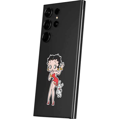 Betty Boop With Puppy Galaxy S23 Ultra Skin