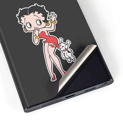 Betty Boop With Puppy Galaxy S23 Ultra Skin