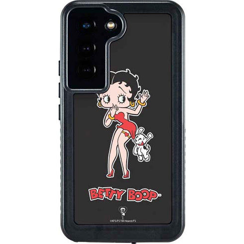 Betty Boop With Puppy Galaxy S23 Waterproof Case