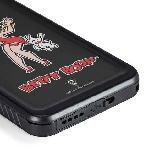 Betty Boop With Puppy Galaxy S23 Waterproof Case