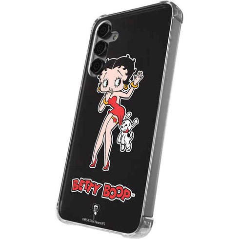 Betty Boop With Puppy Galaxy S24 Plus Clear Case