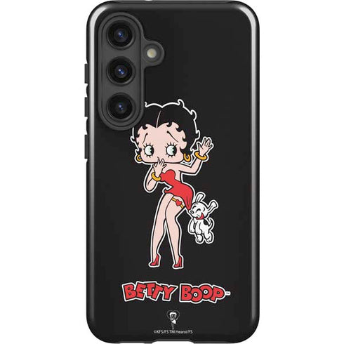 Betty Boop With Puppy Galaxy S24 Plus Impact Case