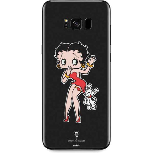 Betty Boop With Puppy Galaxy S8 Skin