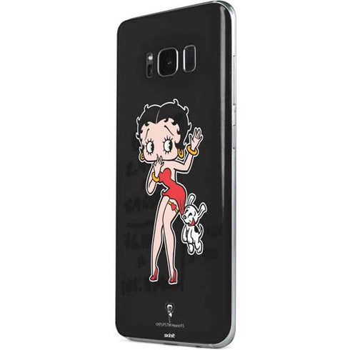 Betty Boop With Puppy Galaxy S8 Skin