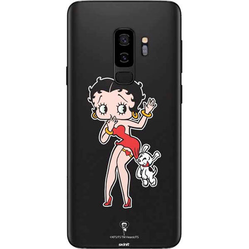 Betty Boop With Puppy Galaxy S9 Plus Skin