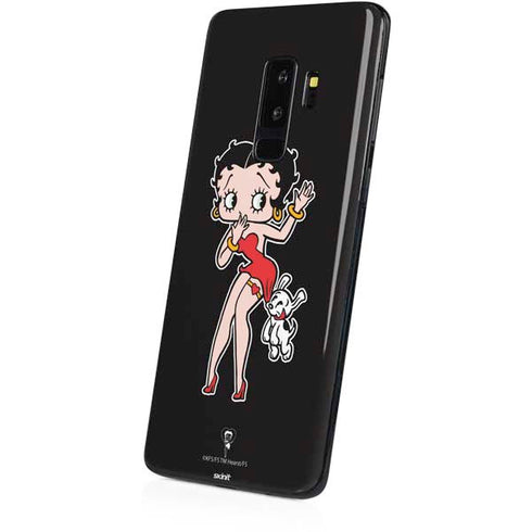 Betty Boop With Puppy Galaxy S9 Plus Skin
