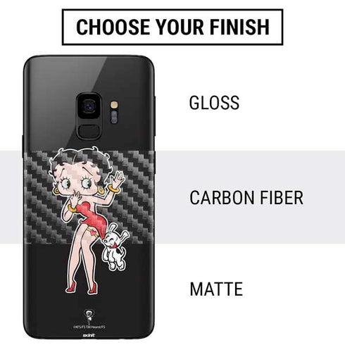 Betty Boop With Puppy Galaxy S9 Skin