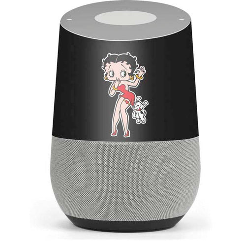Betty Boop With Puppy Google Home Skin
