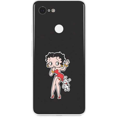Betty Boop With Puppy Google Pixel 3 Skin