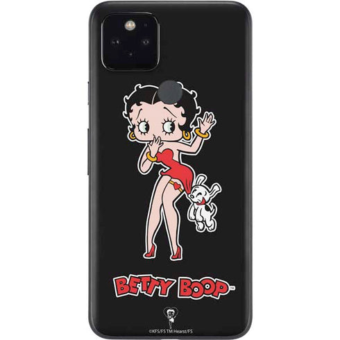 Betty Boop With Puppy Google Pixel 5 Skin