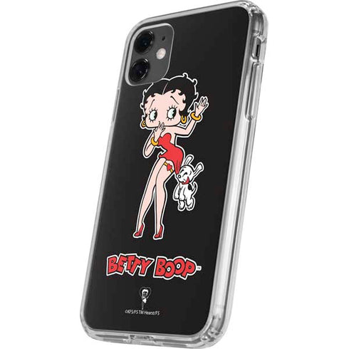 Betty Boop With Puppy iPhone 11 Clear Case
